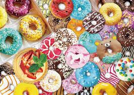 Colorful Donuts Jigsaw Puzzle 3