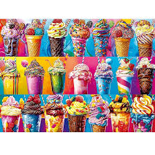 Colorful Ice Cream Food Jigsaw Puzzle