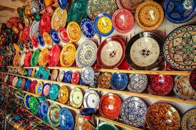 Colorful Moroccan Pottery Jigsaw Puzzle