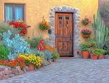 Colors of Garden Architecture Jigsaw Puzzle