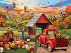 Country Farm Pumpkin Jigsaw Puzzle