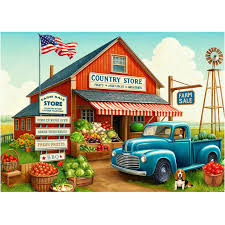 Country Store – Fruit and Vegetable Jigsaw Puzzle