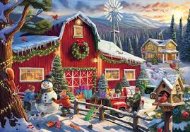 Countryside Christmas Jigsaw Puzzle