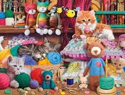 Crochet Kittens Jigsaw Puzzle