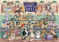 Desenhos de Dapper Dogs – Digby’s Deli Jigsaw Puzzle para colorir