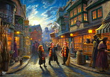 Desenhos de Diagon Alley Harry Potter Jigsaw Puzzle para colorir