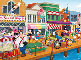 Disney Friends on the Boardwalk Jigsaw Puzzle