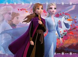 Desenhos de Disney Frozen 2 – Strong Sisters Jigsaw Puzzle para colorir