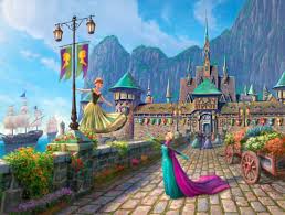 Disney Frozen – Thomas Kinkade Puzzles Jigsaw