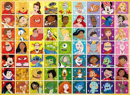 Desenhos de Disney Pixar Color Palette Jigsaw Puzzle para colorir