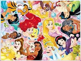 Desenhos de Disney Princess and Friends Jigsaw Puzzle para colorir