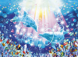 Dolphins in Love Jigsaw Puzzle