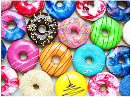 Desenhos de Donuts Jigsaw Puzzle 2 para colorir