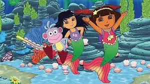 Desenhos de Dora Saves the Mermaids Jigsaw Puzzle para colorir