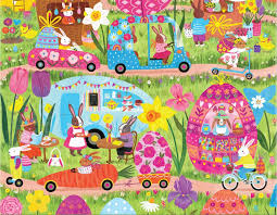 Easter Bunnies Paradise Jigsaw Puzzle