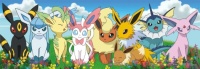 Eevee Montage Pokemon Paranoma Jigsaw Puzzle