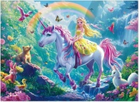 Enchanted Forest Ride – Princess Unicorn Jigsaw Puzzle