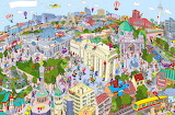 Exploring a City Jigsaw Puzzle