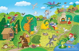 Desenhos de Fairy Tale – Cartoon Jigsaw Puzzle para colorir