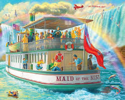 Family Road Trip Niagara Falls Jigsaw Puzzle