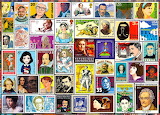 Famous Authors Postage Stamps Jigsaw Puzzle