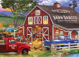 Farm Barn Dance Jigsaw Puzzle