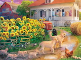 Farm Flower Pups Jigsaw Puzzle