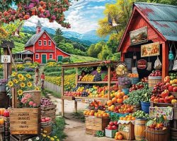 Farm Stand Jigsaw Puzzle