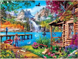 Fishing With Pappy Jigsaw Puzzle