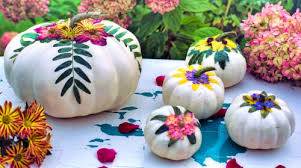 Floral Pumpkins Jigsaw Puzzle