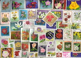 Flower Stamps Jigsaw Puzzle