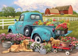 Flower Truck Jigsaw Puzzle