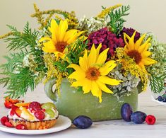 Flowers and Breakfast Jigsaw Puzzle