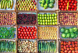 Desenhos de Fresh Produce Display Jigsaw Puzzle para colorir