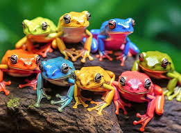 Desenhos de Frog Ensemble Jigsaw Puzzle para colorir