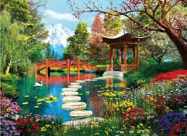 Fuji Garden Jigsaw Puzzle