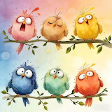 Funny Birds Jigsaw Puzzle