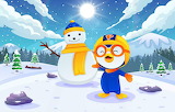 Funny Penguins and Snowman Jigsaw Puzzle