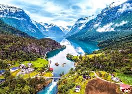 Geiranger Fjord Norway Jigsaw Puzzle