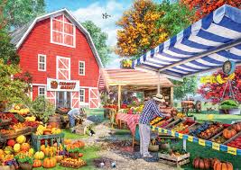 Grandpa’s Farm Market Jigsaw Puzzle