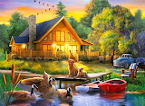 Guardians at the Lake Jigsaw Puzzle