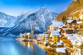 Hallstatt in Winter Jigsaw Puzzle