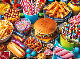 Hamburger and Cakes Jigsaw Puzzle
