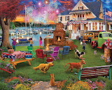 Happy Children 4th of July Jigsaw Puzzle
