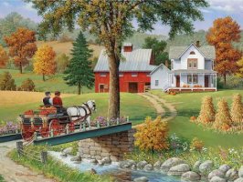 Harvest homestead Jigsaw Puzzle