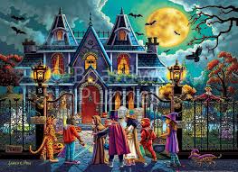 Desenhos de Haunted House Jigsaw Puzzle 4 para colorir