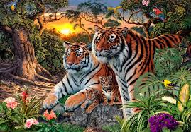 Hidden Tigers Jigsaw Puzzle