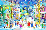 Holiday Neighborhood Jigsaw Puzzle