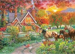 Desenhos de Homestead Jigsaw Puzzle para colorir