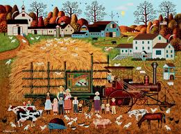 Honeynut Valley Farm – Charles Wysocki Puzzles Jigsaw